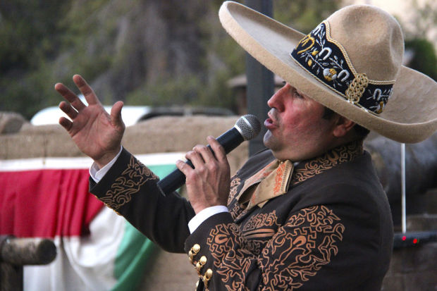 Charros, horses in tune